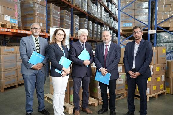Abiad Receives 33 Tons of Essential Medical Supplies from UNICEF to Help Raise Readiness in Case the Aggression Expands