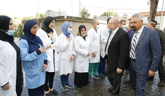 Minister Abiad Visits Bint Jbeil and Tebnin Governmental Hospitals