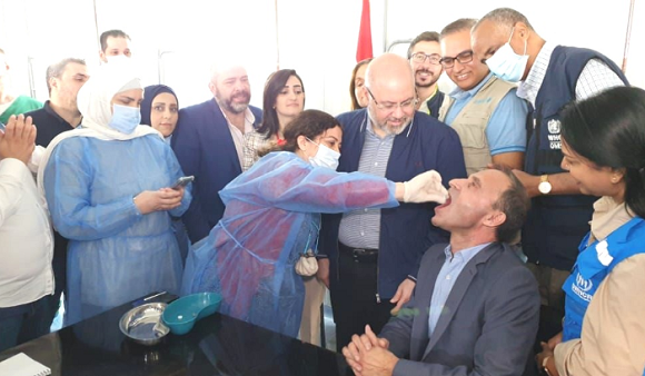 Minister Abiad Launched the Vaccination Campaign against Cholera from Halba Governmental Hospital