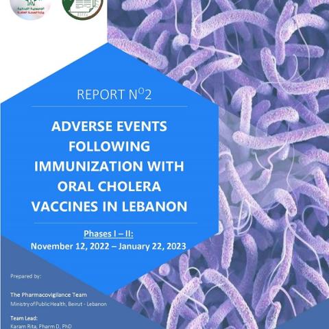 Adverse Events Following Immunization Monitoring-Oral Cholera Vaccines-Lebanon-Phase I - II