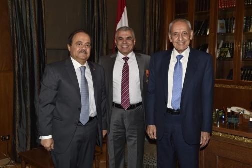 The MoPH Acting Director General Receives the Officer Medal of the National Order of Cedar