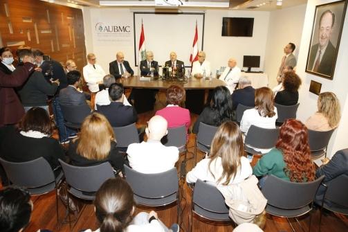 Press Conference on the First and Successful Surgery to Separate a Conjoined Twins at The AUB