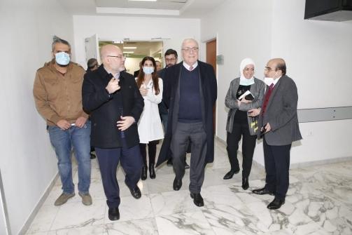 Minister Abiad Visits Al Makassed Hospital