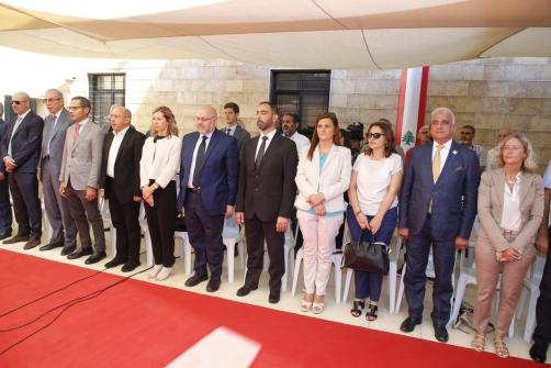 Minister Abiad at the Opening of New Departments in Baabda Governmental Hospital, with an Italian Funding