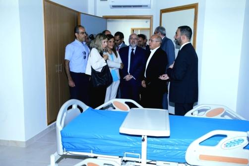 Minister Abiad at the Opening of New Departments in Baabda Governmental Hospital, with an Italian Funding