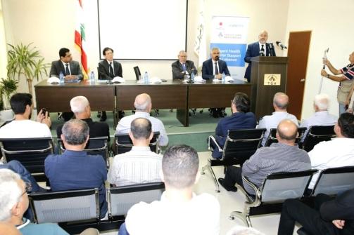 Minister Abiad Inaugurated the Solar Energy Project in Tibnin Governmental Hospital provided by Japan