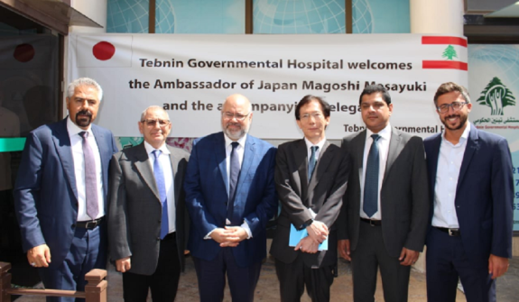 Minister Abiad Inaugurated the Solar Energy Project in Tibnin Governmental Hospital provided by Japan