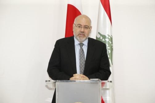 The Minister of Health Visited Ehden Gov. Hospital to Receive a Japanese Donation