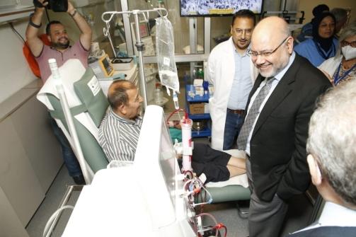 Minister Abiad Toured Four Governmental Hospitals in the North