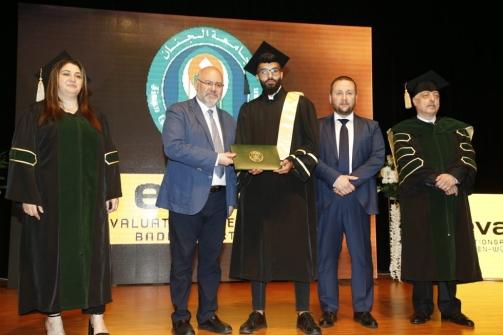 Minister Abiad Represents Mikati at the Graduation of Jinan University Students