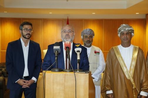 Al-Abiad Receives from Al-Saeedi 18 tons of Medical Aid Provided by the Sultanate of Oman