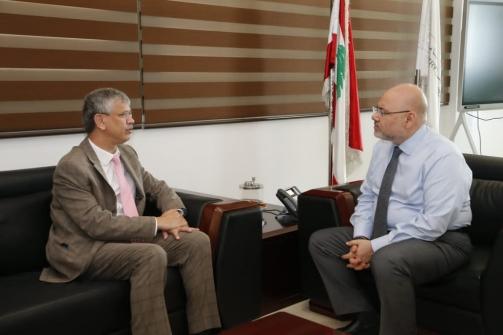 Abiad Discusses with the Ambassadors of Bulgaria and Pakistan ways of Cooperation to Support the Health Sector
