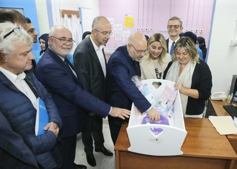 Abiad at the Opening of the Neonatal Intensive Care Department at Baalbek Hospital