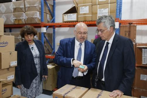MoPH Receives a Donation of Equipment and Supplies from the Czech Republic for Governmental Hospitals