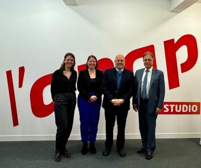 Abiad Continues his Visit to Paris and Meets with the French Health Minister