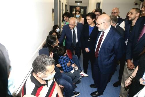 Abiad Visites with the WHO Regional Director the Health Buildings in Karantina
