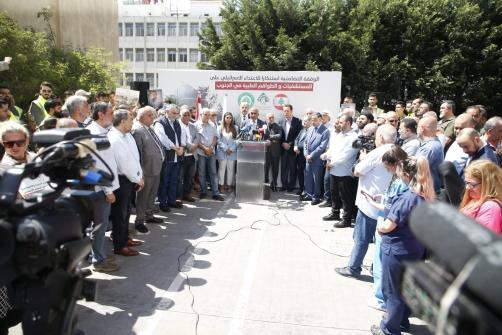 Stand at MoPH in Solidarity with the Medical Sector in the South
