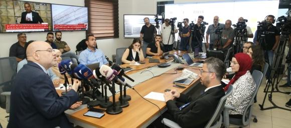 A Detailed Presentation at MoPH on the Contingency Plan in the Event of Escalating Israeli Aggression