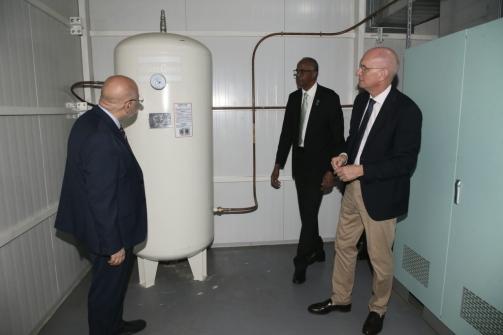 Abiad Inaugurates the Baabda Governmental University Hospital's Oxygen Generation Station