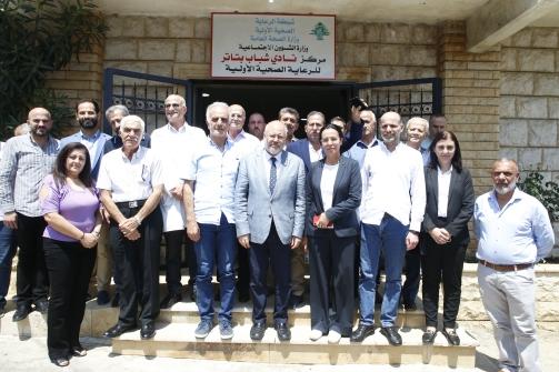 الابيض جال على مراكز صحية في قضاء عاليه: الوزارة ستساعد بتقديم الخدمات الطبية للنازحين في مراكز الايواء