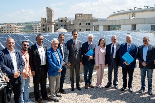 Inauguration of a Project to Supply the Turkish Hospital with Solar Energy 