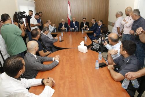 Abiad Continues his Tour in Dinniyeh and Visites the Governmental Hospital