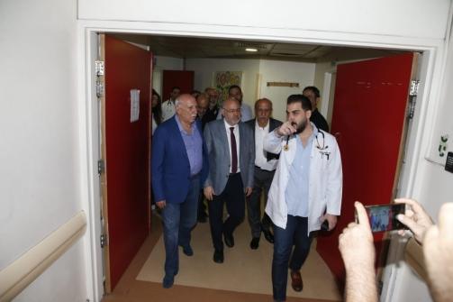 Abiad Concludes his Bekaa Tour, Praising the Efforts of the Hospital Teams: All Care is Provided to our Wounded