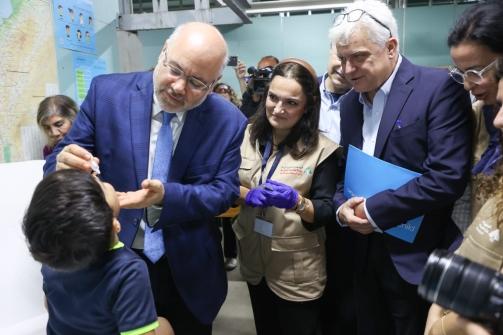 Abiad Launches the National Vaccination Campaign against Infectious Diseases in Cooperation with UNICEF and WHO