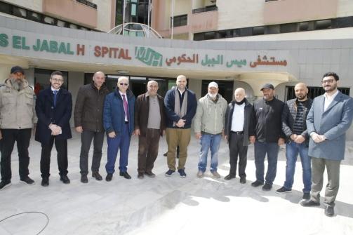 ناصر الدين إستهل في ميس الجبل جولة على عدد من مستشفيات الجنوب