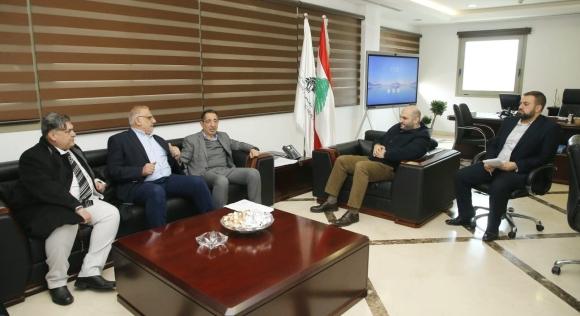 Nassereldine Review the Conditions of Al-Hariri Hospital 