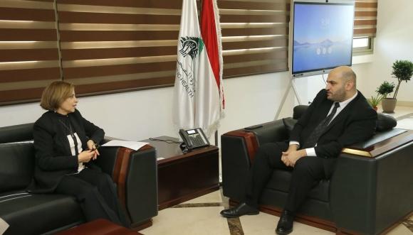 Nassereldine Discusses with a Delegation from the World Bank the Completion of Joint Projects