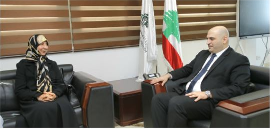 Nassereldine Meets Rabab Al-Sadr and Discusses Ways of Cooperation with a Delegation from the Qatar Red Crescent