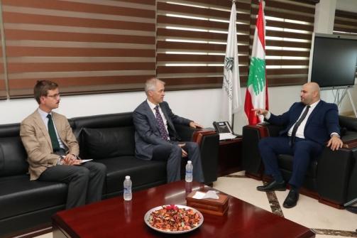 Nassereddine Receives the Ambassadors of Brazil and Belgium