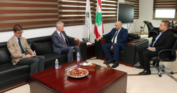 Nassereddine Receives the Ambassadors of Brazil and Belgium