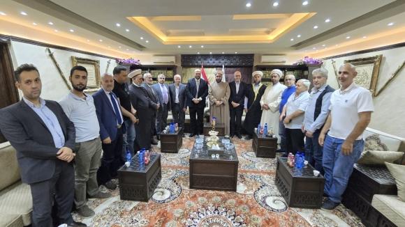 Al-Qattan Receives Nassereddine in Bar Elias