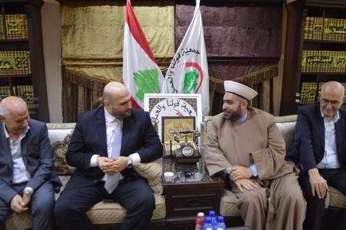 Al-Qattan Receives Nassereddine in Bar Elias