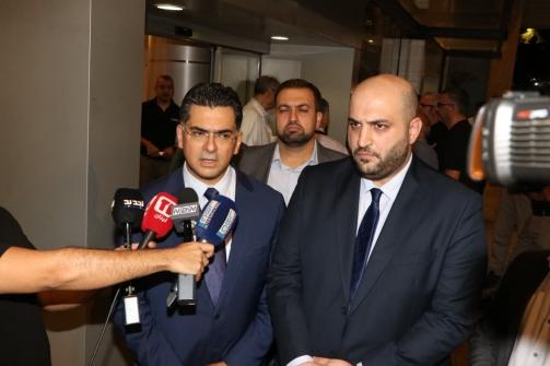 Nassereddine and Morcos Visit the Injured Amani Sharara at AUBMC