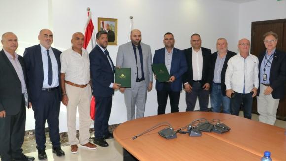 ناصر الدين رعى توقيع إتفاقيتي تعاون بين مستشفيي جزين والبترون ومستشفيي أوتيل ديو والروم