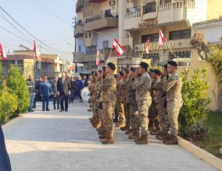 Nassereddine Places a Rose Wreath at the Tomb of Sabri Hamadeh in Hermel