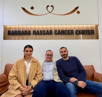 Nassereldine Visits Barbara Nassar Cancer Center, Endorsing its Slogan "No Begging, No Pleading"