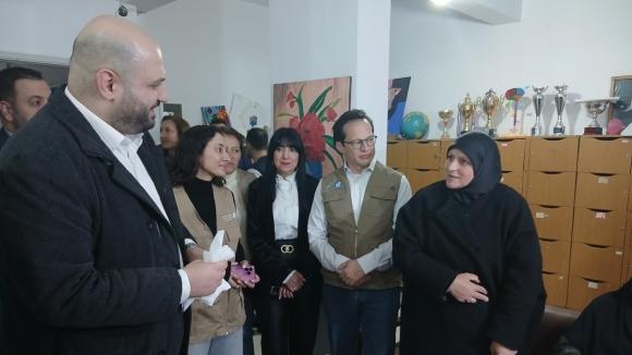 Nassreddine Tours Shelters for Displaced People in Bchamoun, Kayfoun, and Qmatiyeh