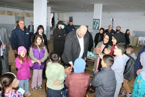Nassreddine Tours Shelters for Displaced People in Bchamoun, Kayfoun, and Qmatiyeh
