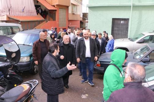 Nassreddine Tours Shelters for Displaced People in Bchamoun, Kayfoun, and Qmatiyeh