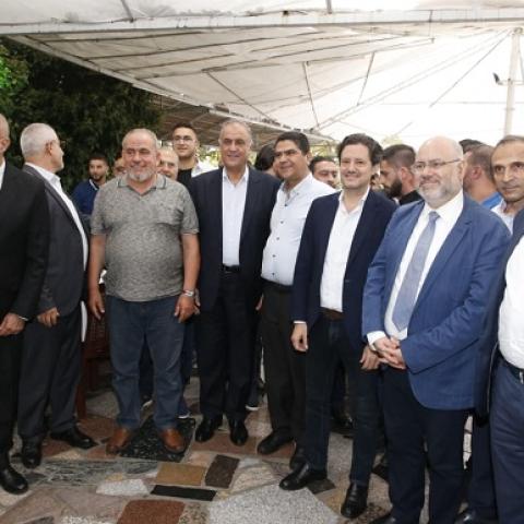 Makari and Abiad Assist to a Dialogue Meeting Following Attieh's Invitation in Rahbeh