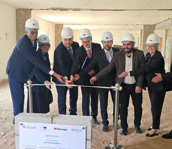 Nassereldine Put the Foundation Stone for the Rehabilitation Works of the National Central Laboratory