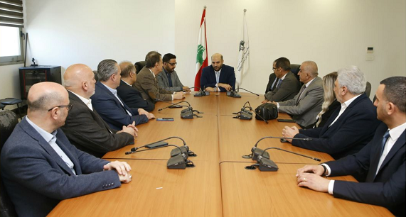 Nassereddine Reviews the Conditions of Deir al-Qamar Hospital and Receives the Syndicate of Hospitals