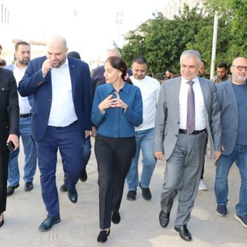 وزراء الصحة والبيئة والعمل جالوا على مراكز استضافة في بيروت
