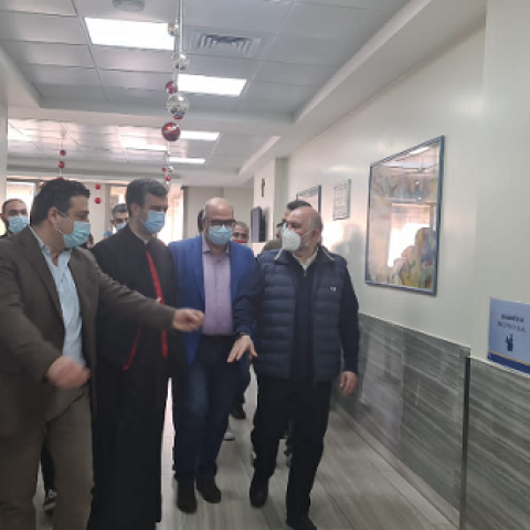 Abiad Oversees the Vaccination Campaign at Zgharta Hospital