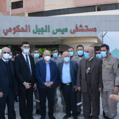 Abiad during his Visit to Mays El Jabal Hospital: We are Working to Support the Governmental Hospitals