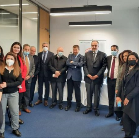 Ministers Abiad and Boujikian Visited Benta Industries in Dbayeh and Algorithm Company in Zekrit